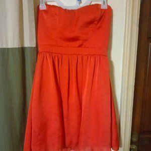 Women/Jrs. Speechless Peach Colored Strapless Dress - Size 9 - Never Worn